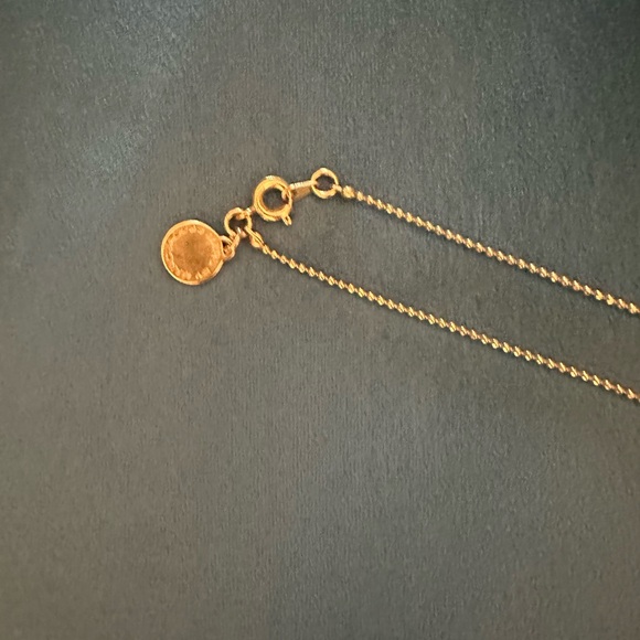 Marc by Marc Jacobs original gold ID block necklace - Picture 3 of 5